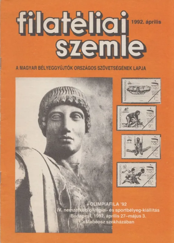 Biztonságos fizetés Filatéliai szemle 1992. április