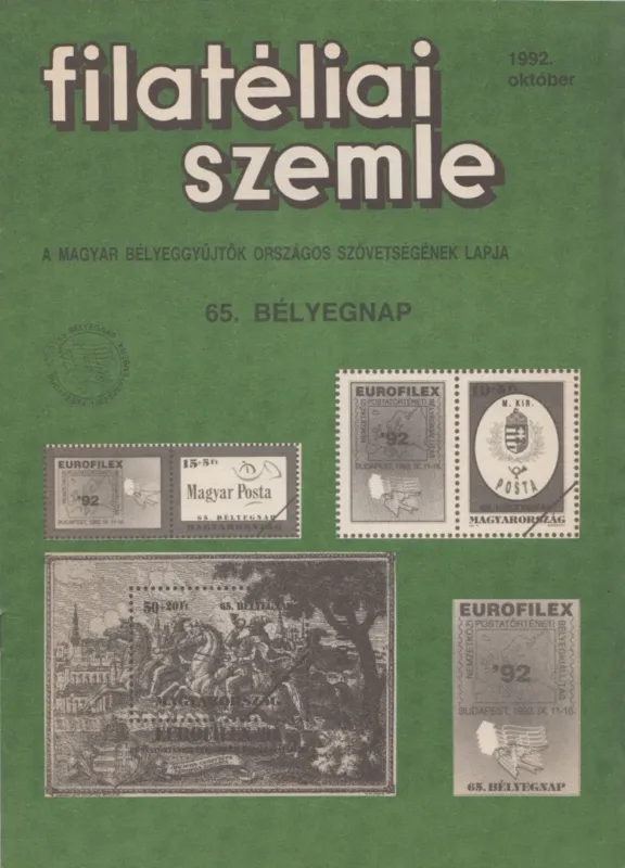 Csak ma Filatéliai szemle 1992. október