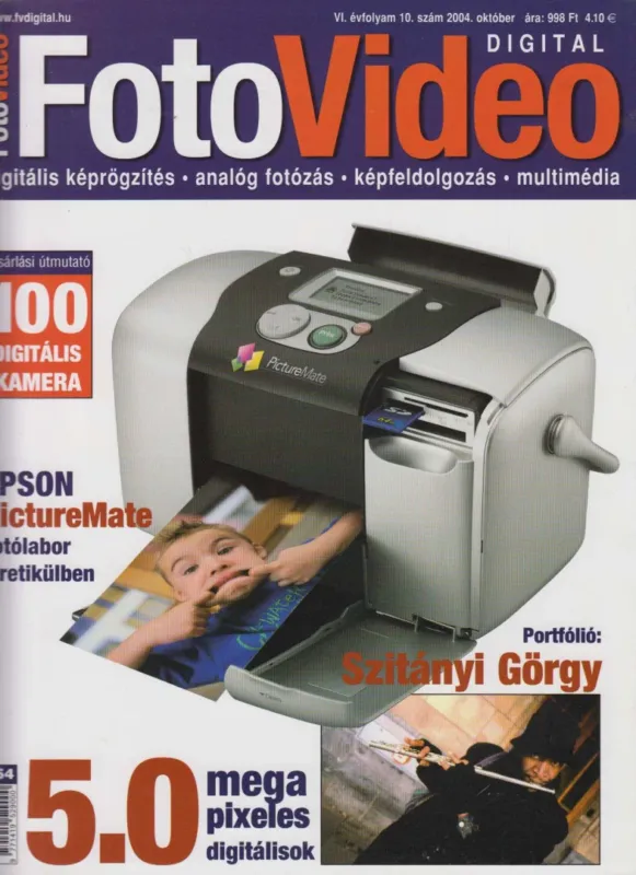 FotoVideo Digital 2004. október Legnépszerűbb