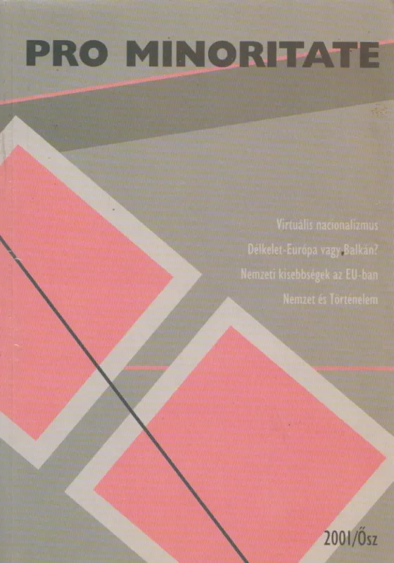 Pro Minoritate 2001/Ősz Újdonság
