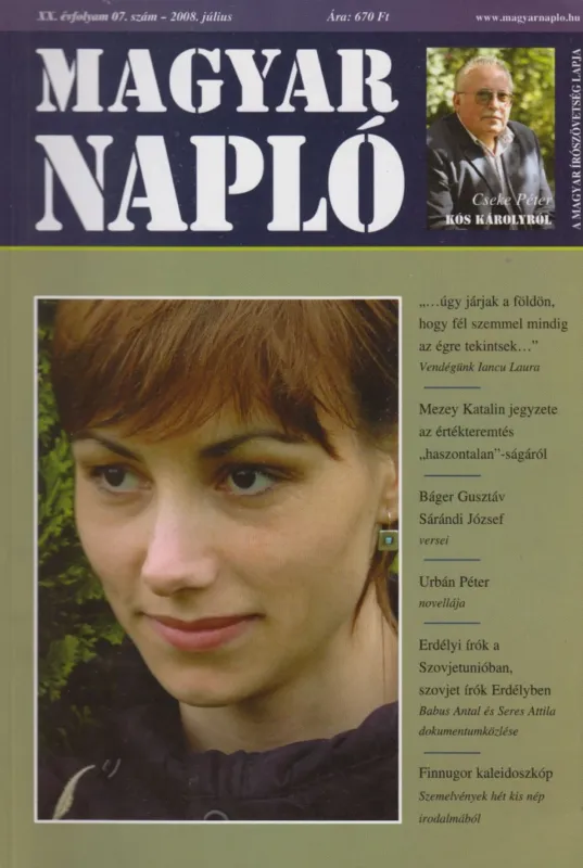Vásárlói kedvenc Magyar Napló 2008. július