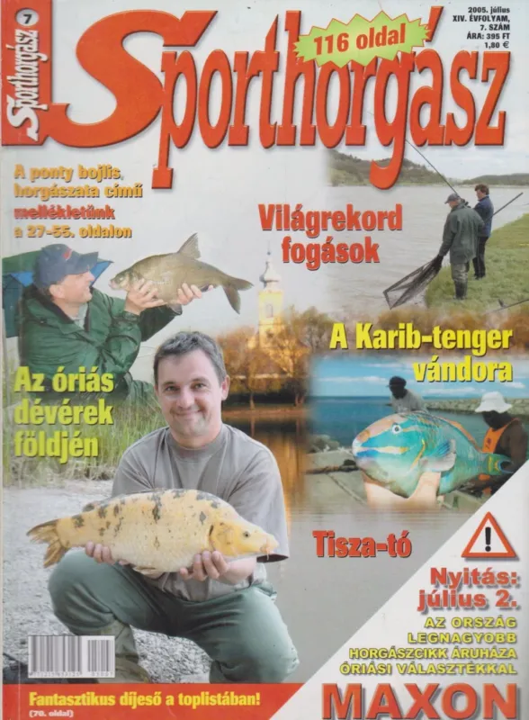 Sporthorgász 2005. július Szezonális akció