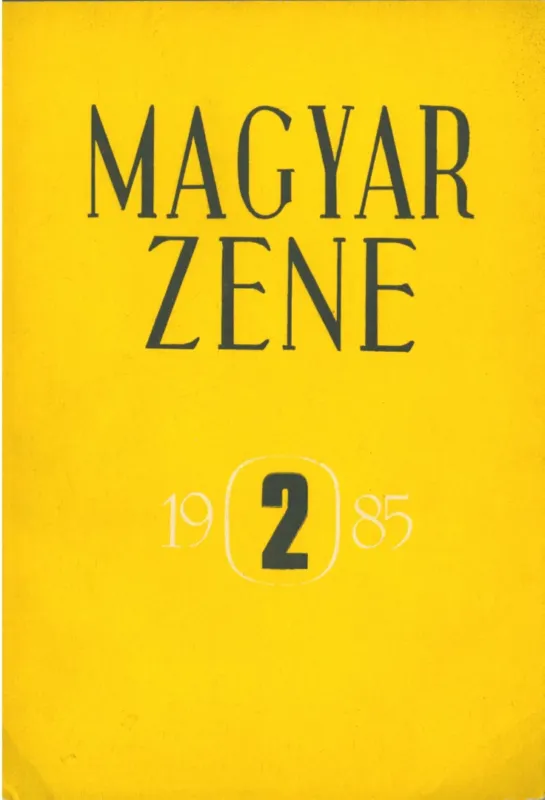 Biztonságos fizetés Magyar zene 1985/2