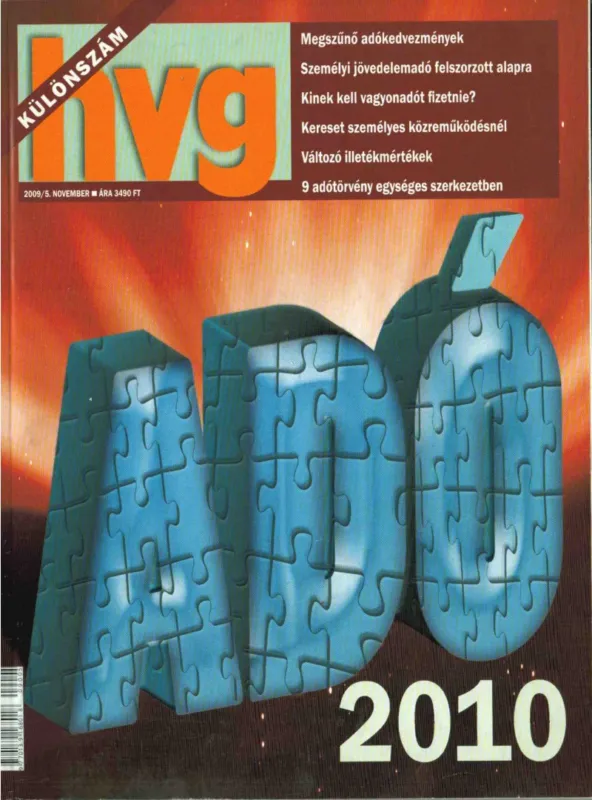 Gyors szállítás HVG 2009/5 különszám - Adó 2010