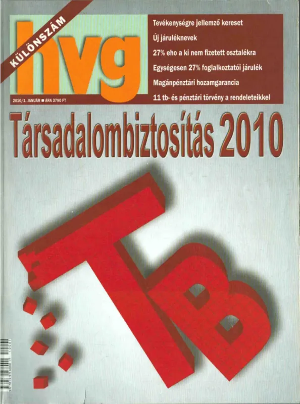 Kihagyhatatlan ajánlat HVG 2010/1 különszám - TB 2010