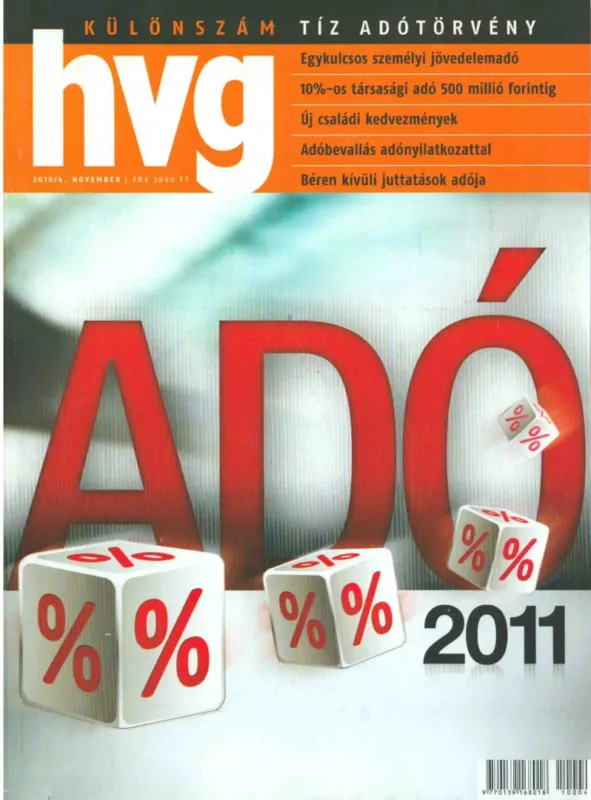 Legnépszerűbb HVG 2010/4 különszám - Adó 2011