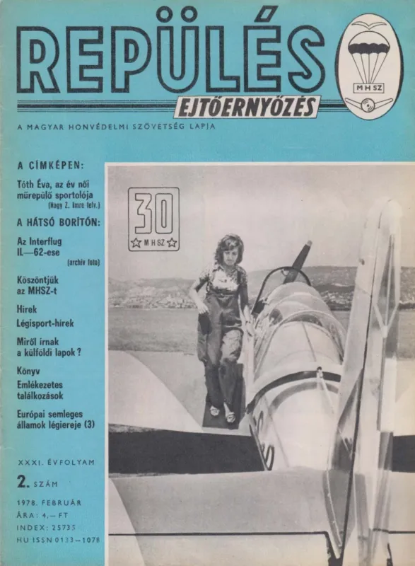 Olcsó Repülés-ejtőernyőzés 1978. február