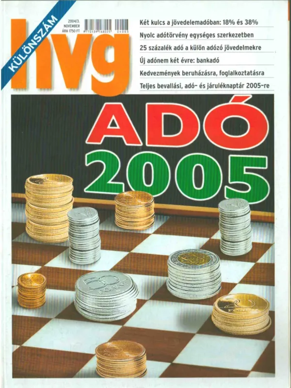 Expressz kézbesítés HVG 2004/3 különszám - Adó 2005