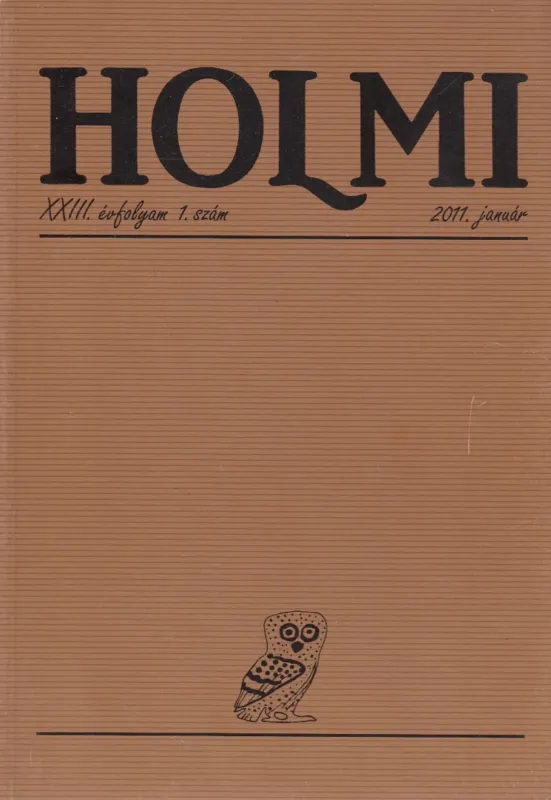 HOLMI 2011. január Azonnali szállítás