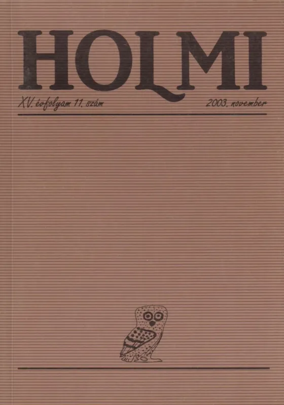 HOLMI 2003. november Bestseller