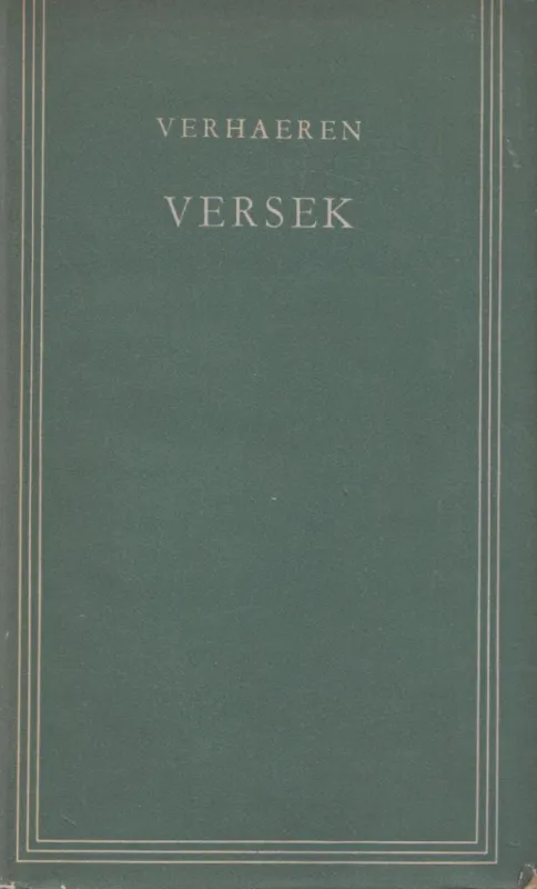 Árengedmény Versek (Émile Verhaeren)