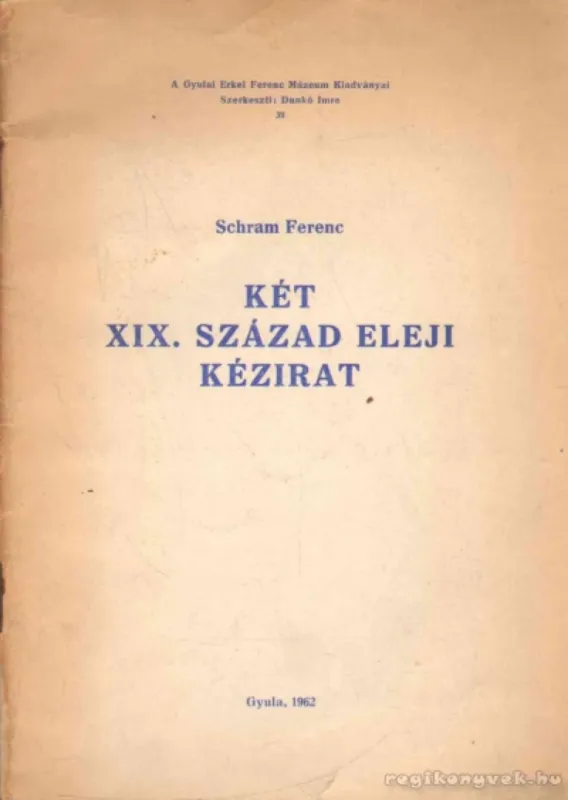 Két XIX. század eleji kézirat Végkiárusítás
