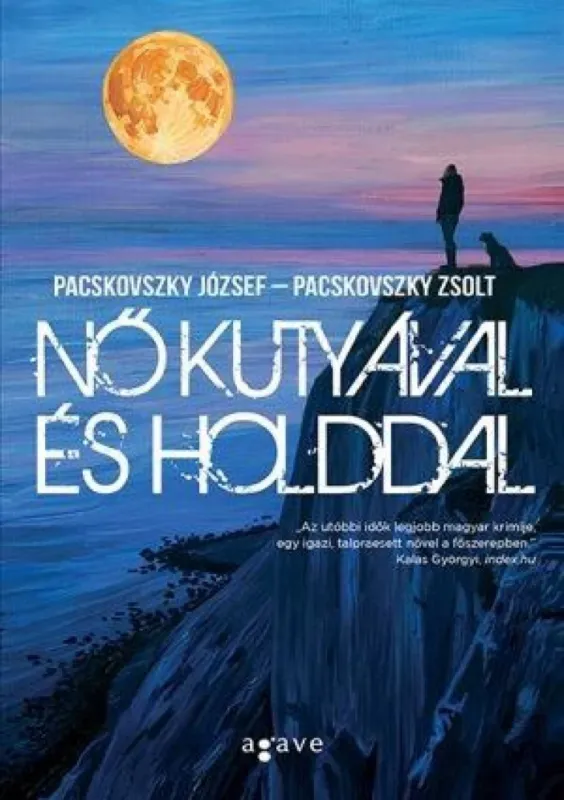 Outlet Nő kutyával és holddal