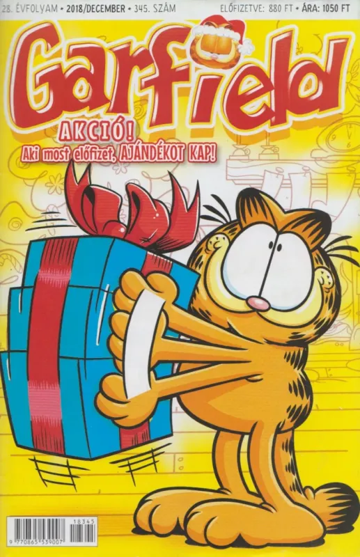 Garfield 2018/december 345. szám Kihagyhatatlan ajánlat