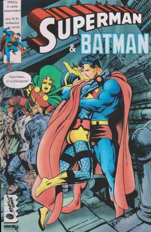 Exkluzív ajánlat Superman és Batman 1992/2. 2. szám