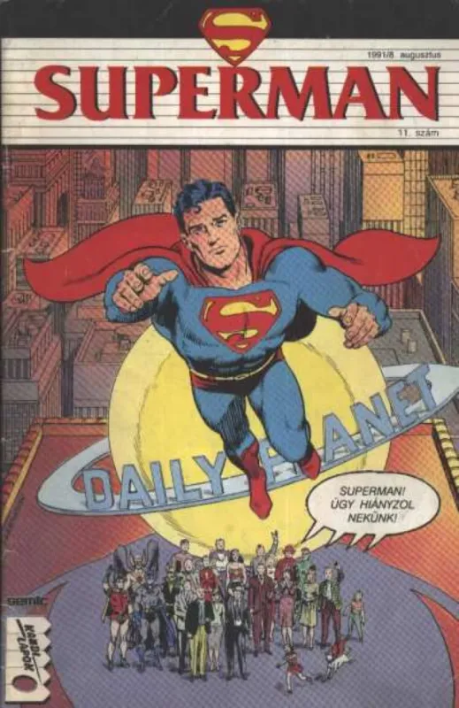 Superman 1991/8. augusztus 11. szám Azonnali szállítás