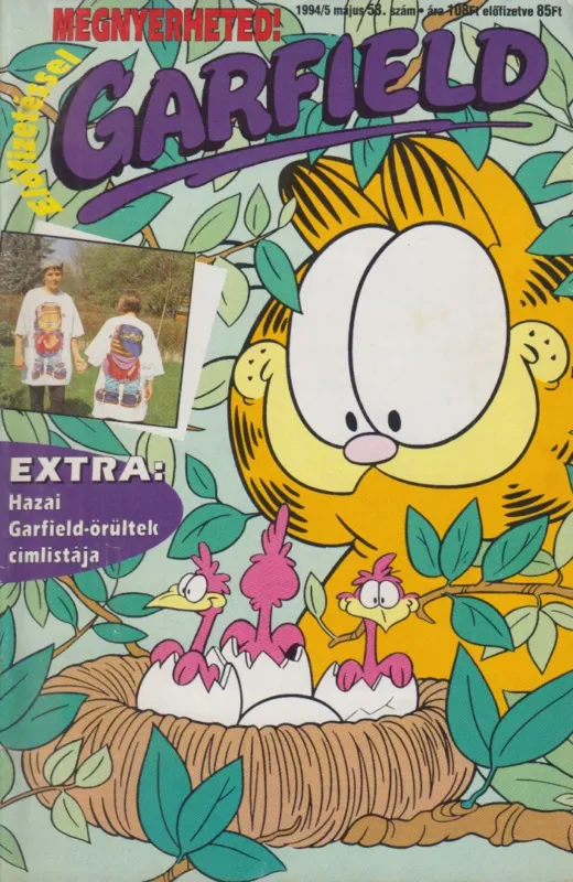 Biztonságos fizetés Garfield 1994/5. 53. szám