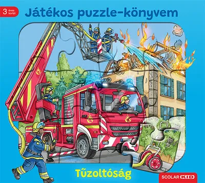 Biztonságos fizetés Játékos puzzle-könyvem: Tűzoltóság