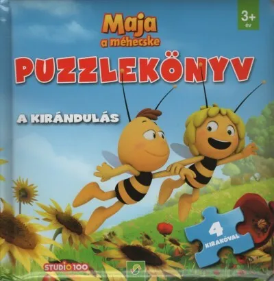 Vásárlói kedvenc Maja a méhecske: Puzzlekönyv - A kirándulás - 4 kirakóval